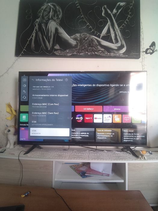 TV 4k em excelente estado
