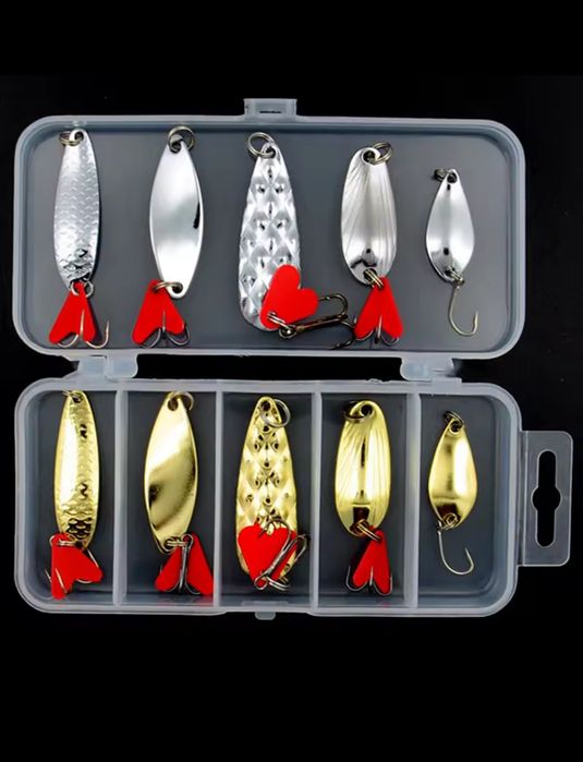 Набор маленьких блёсен 10 штук