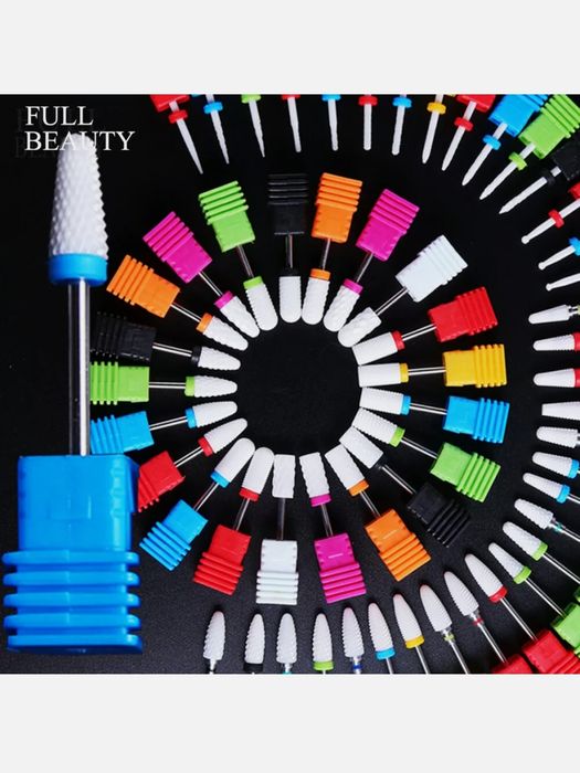 Pack 3 pontas cerâmica manicure