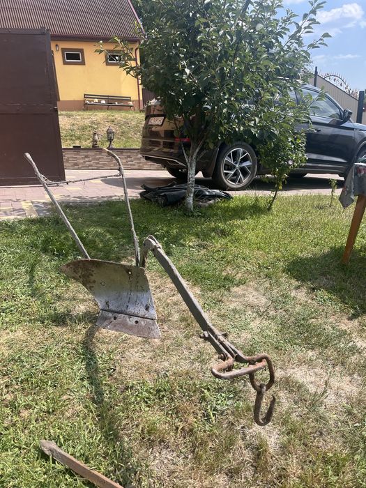 плуг кінський, борони разом із стельвагою