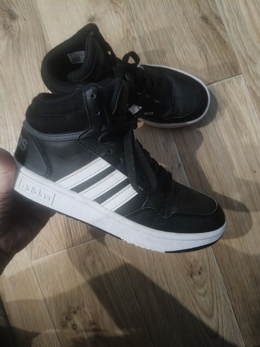 Оригінальні високі кросівки хайтопи Adidas Hoops 3.0 Mid K 36р