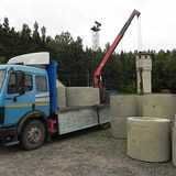 бетонні круги,септик кільця.квадрати,соги септик копання за один день