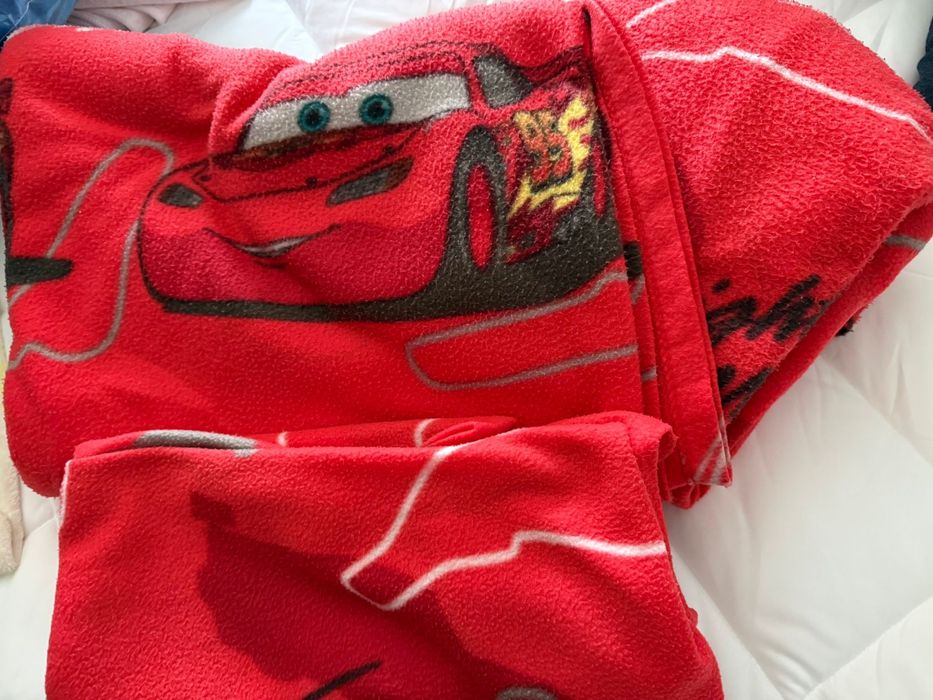 Lençol Polar - Cama Individual Criança - Faisca Mecqueen