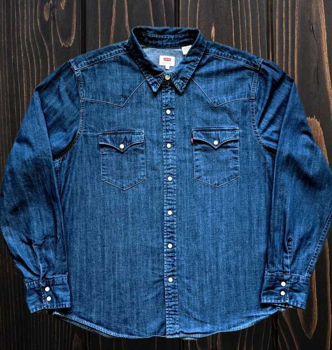 Рубашка джинсовая LEVI´S® оригинал L-XL