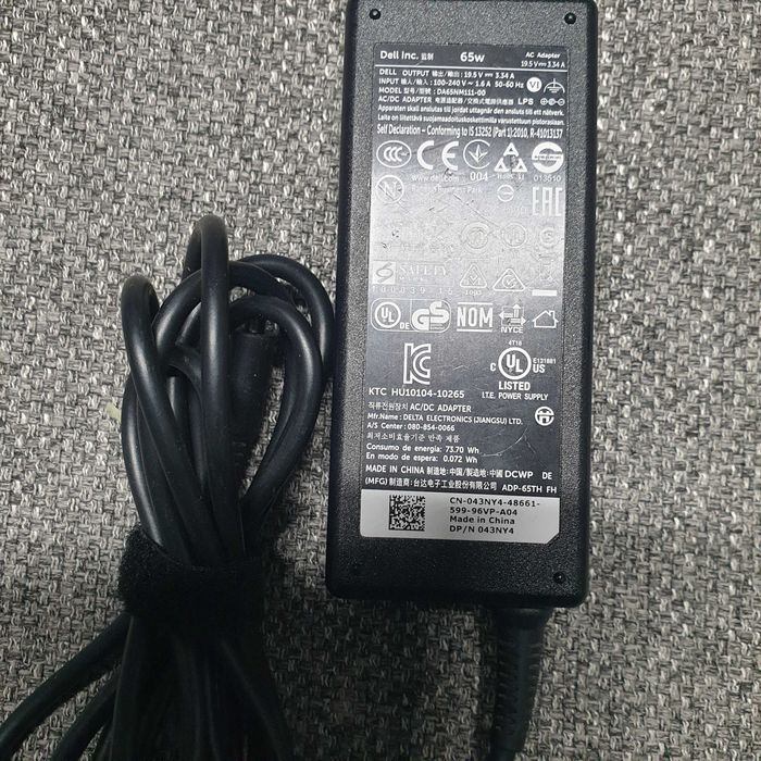 carregador Dell DA65NM111-00 / ADP-65TH F - 19.5V 65W 3.9mm, original