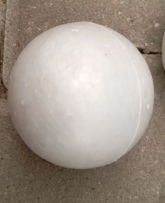 Kulka styropianowa ozdoba do własnej aranżacji