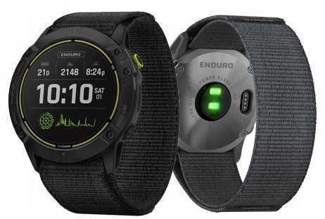 Pasek 26mm Garmin Fenix 5X 6X 7X Nylonowy czarny