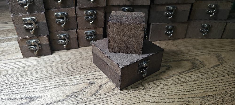Коробочки из дерева фанеры шкатулка сундук