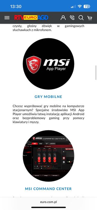 Komputer gamingowy stacjonarny MSI Infinite