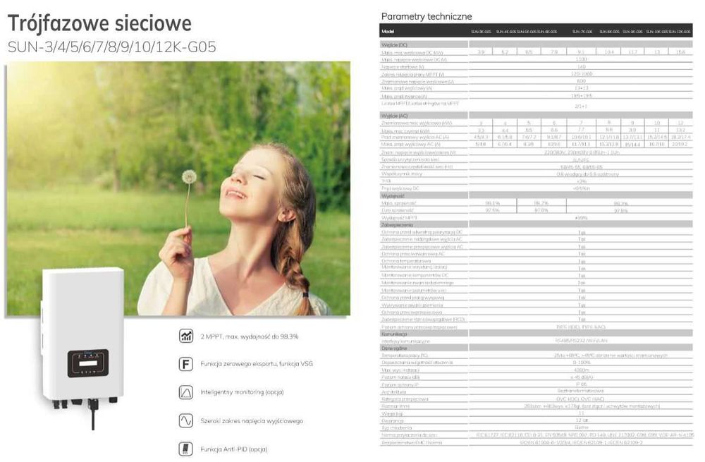 Falownik DEYE SUN-9K-G05