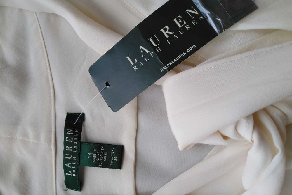 Блузка шовкова Ralph Lauren.