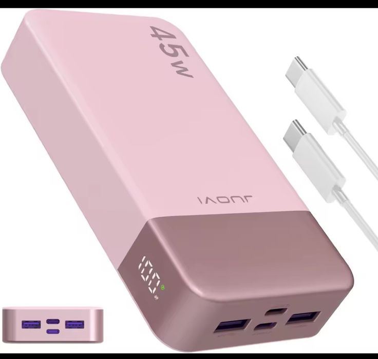 Powerbank 20000mAh 45W carregamento rápido iPhone Samsung 
Disponível em varias cores.

Peça já o seu.