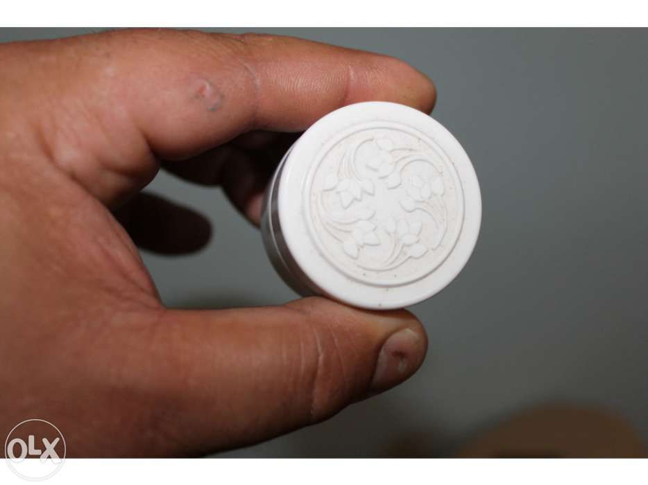 Frasco de vidro / Vintage white glass flask