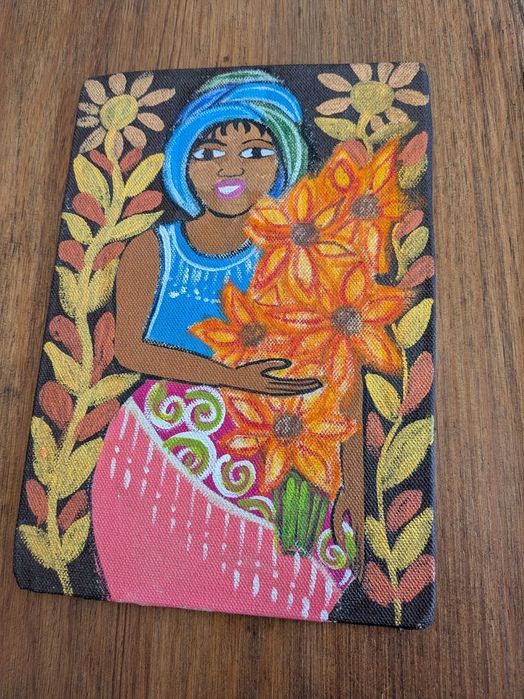 pintura caribenha Decoração