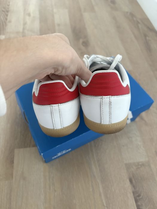 Samba vermelhos originais em pele n36,5