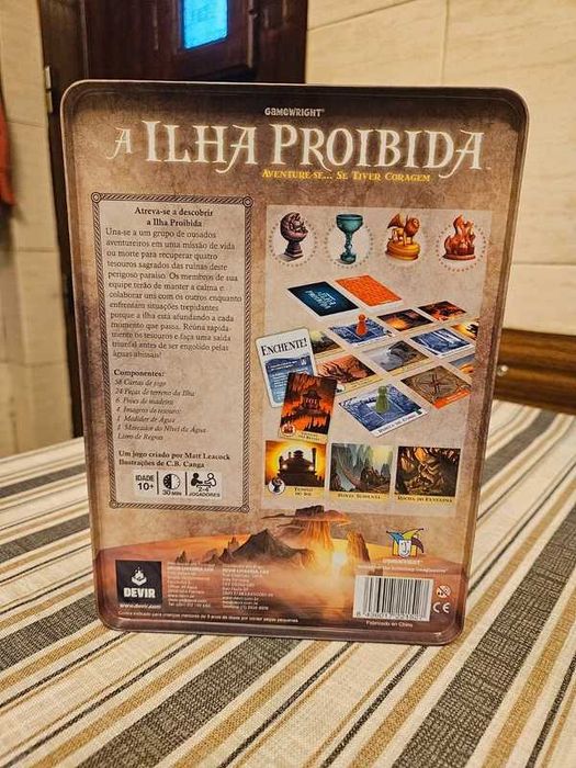 Jogo tabuleiro Ilha Proibida