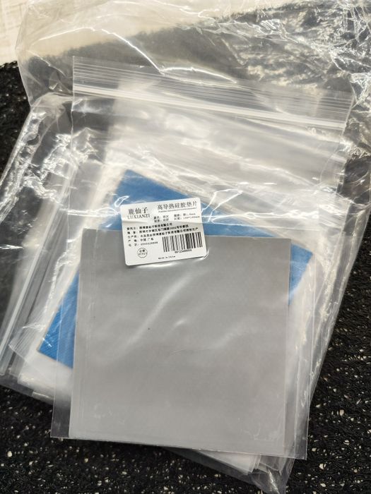 Термопрокладки 16w/mk 0.5mm 1.5mm 1mm 2mm 100x100mm Upsiren Luxianzi