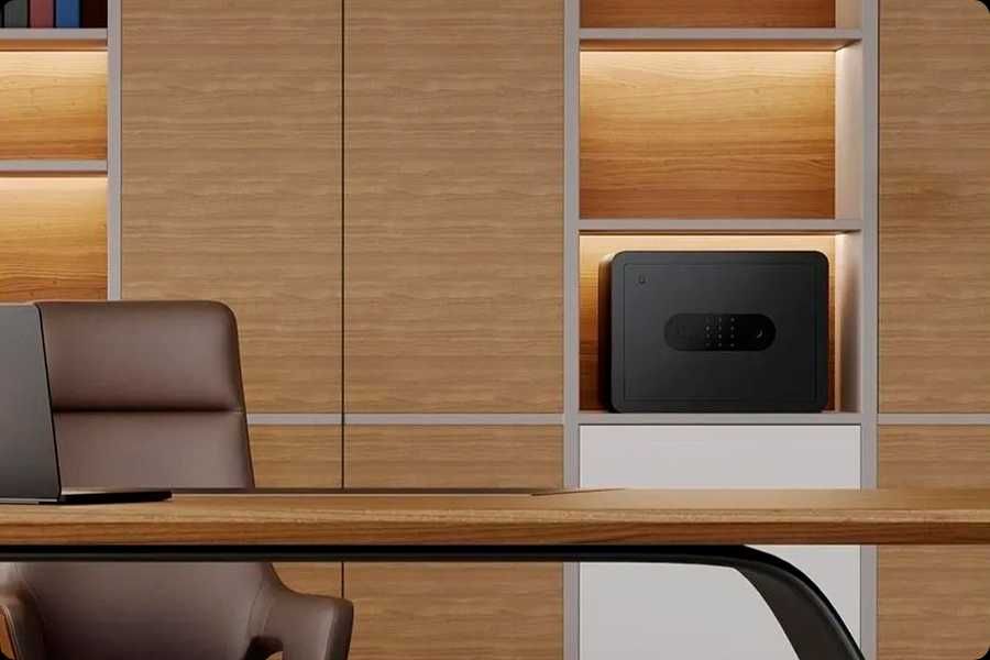 Смарт сейф Xiaomi Home Smart Safe Box з видбитком палця та застосунком