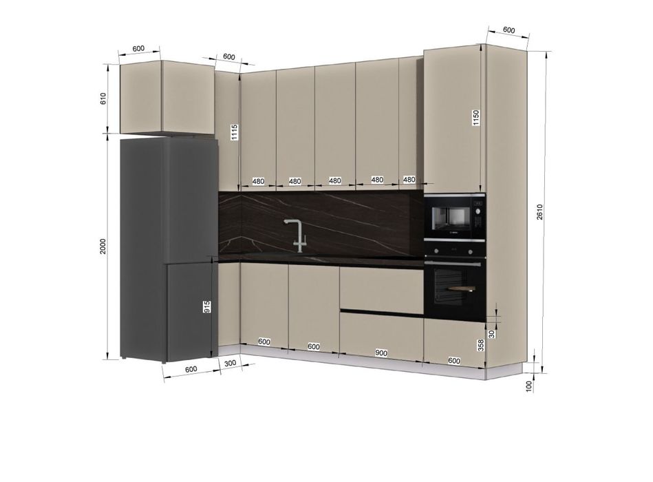 Візуалізація та дизайн меблів в PRO100, SketchUp