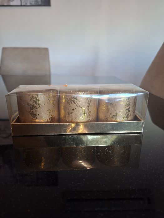 Velas de natal glitter