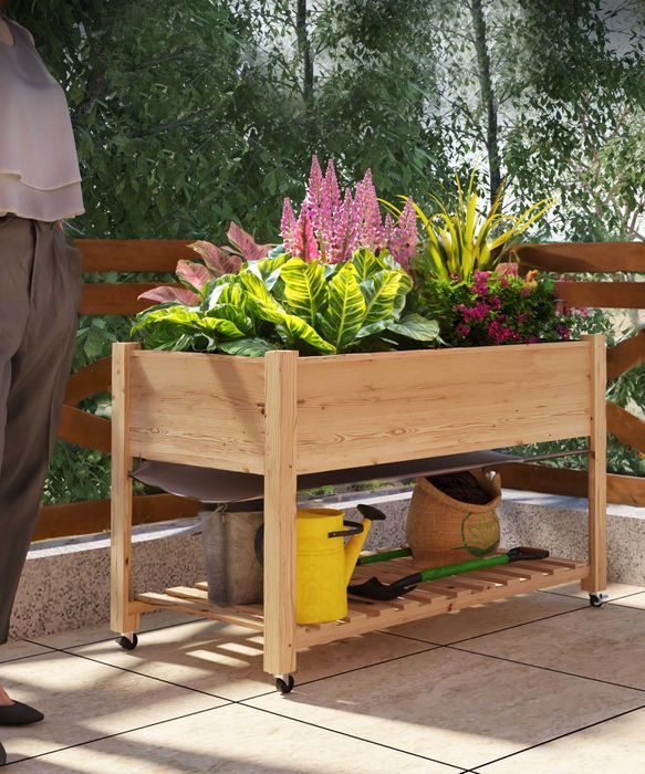 Suportes para Plantas em Madeira Artesanais