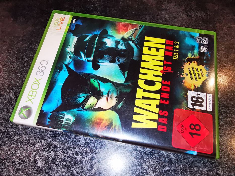 Watchmen Part 1 i 2 XBOX 360 gra ANG (rzadkość na rynku) stan BDB+