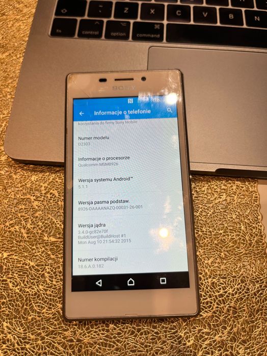 Smartfon Sony XPERIA D2303, biały