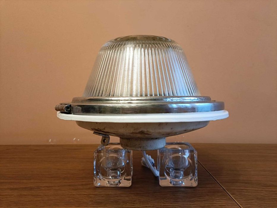 Lampa PKP ryflak SM42 vintage loft retro