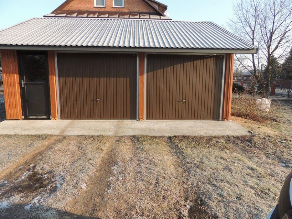 Brama garażowa 247*209 całe podkarpacie brąz od ręki od zaraz dostawa