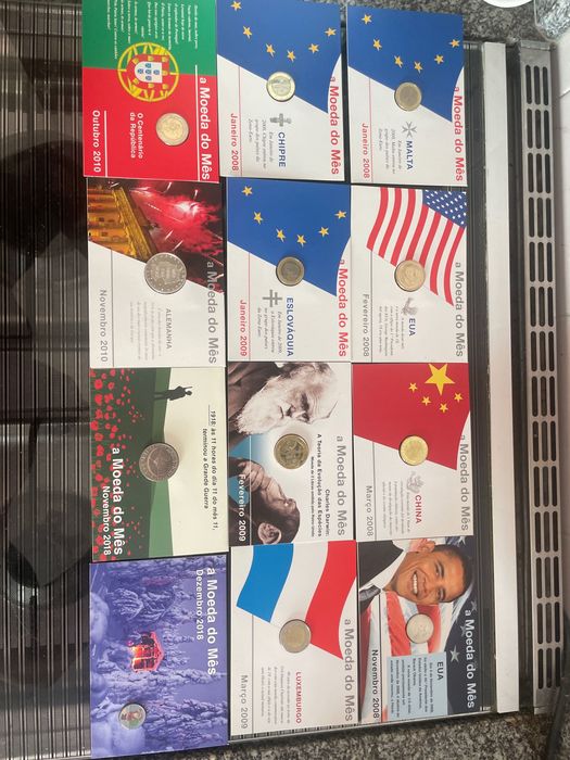 Coleção “A Moeda do Mês” - Flor de cunho (FDC) - Estado Imaculado