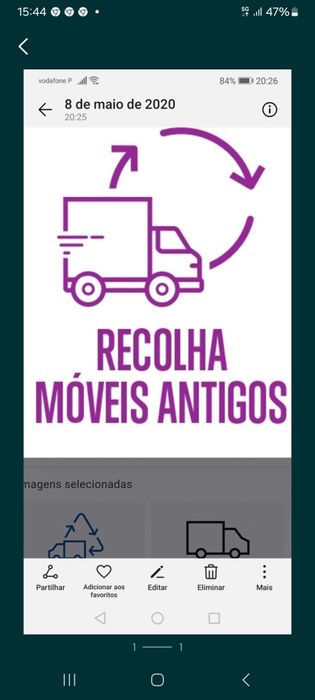 Recolhas de trailhas móveis tudo que nao le interessa. Limpamos noz