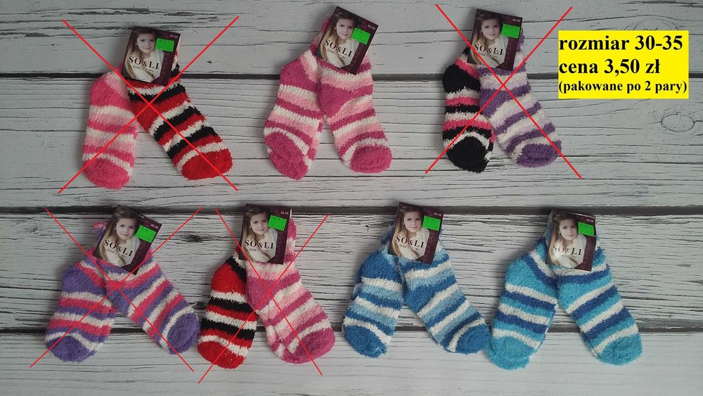 Skarpetki rozmiar 30-35