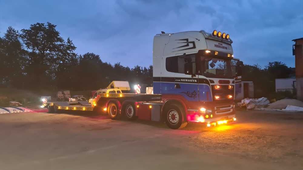 Transport HDS Pomoc drogowa niskopodwoziowy Wrocław