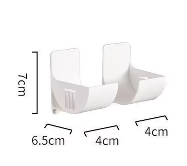 Suporte para rolo de sacos, papel vegetal, aluminio. Com autocolante.