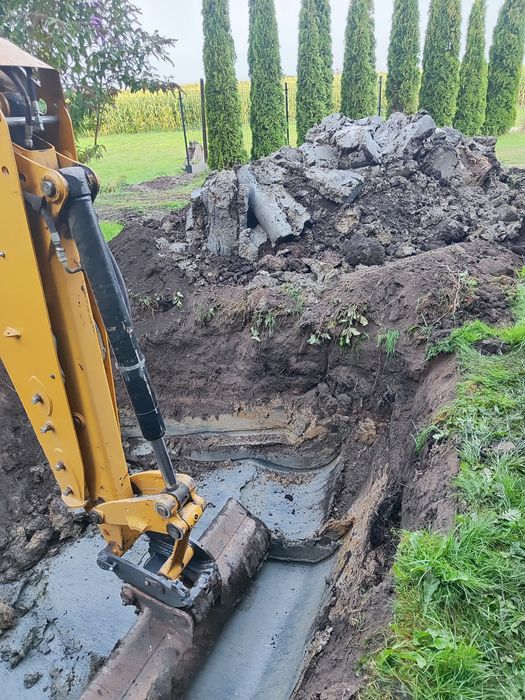 Usługi koparko ładowarką i koparką