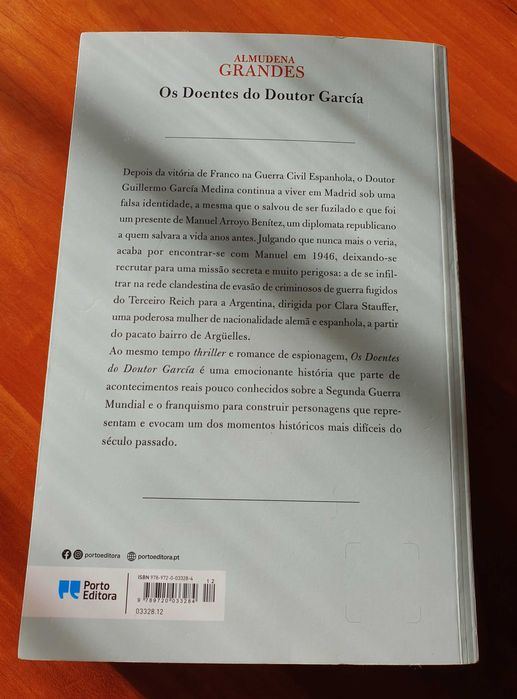 Os Doentes do Doutor Garcia - Almudena Grandes (portes incluídos)