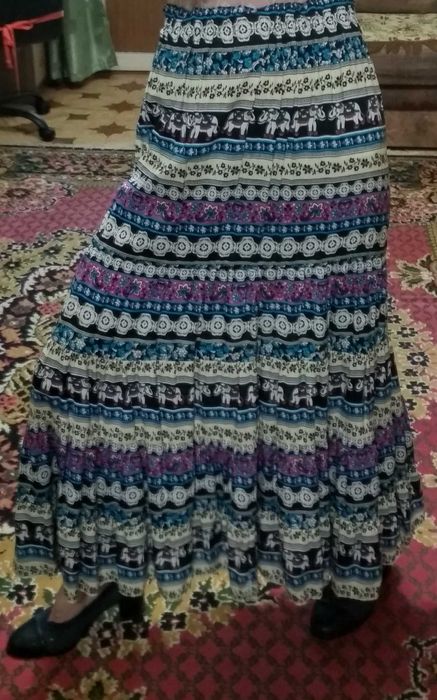 Юбка летняя длинная ярусная