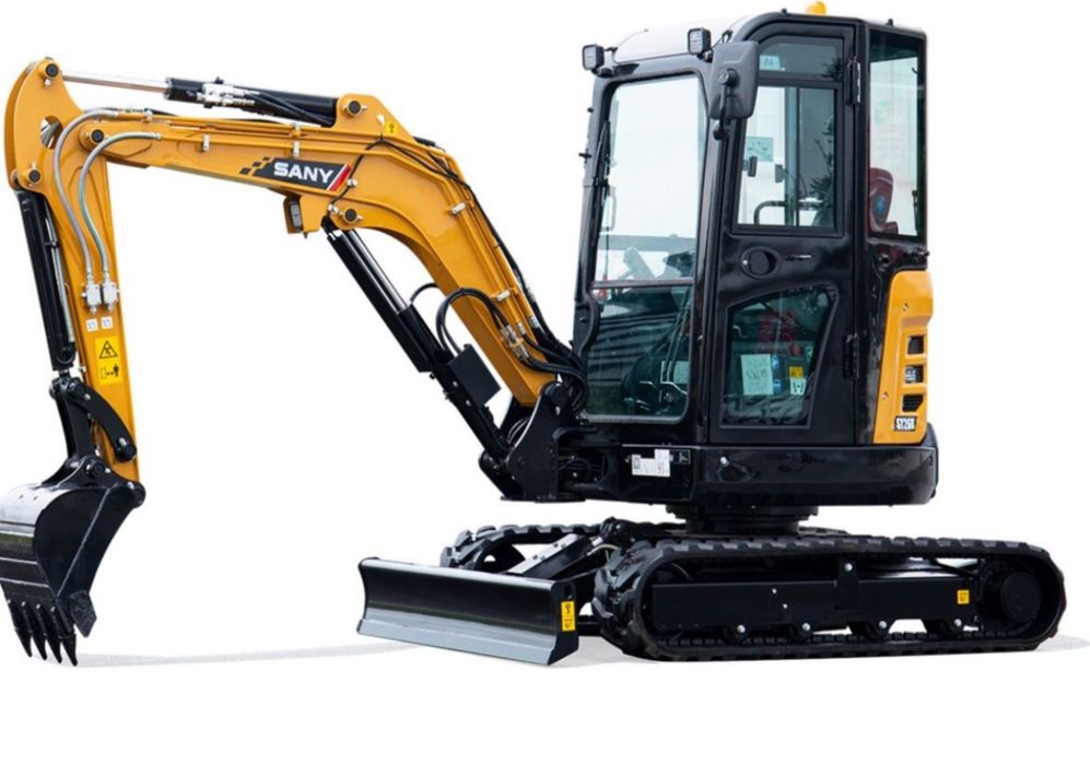 Wynajem minikoparka sany sy26u 2.7t