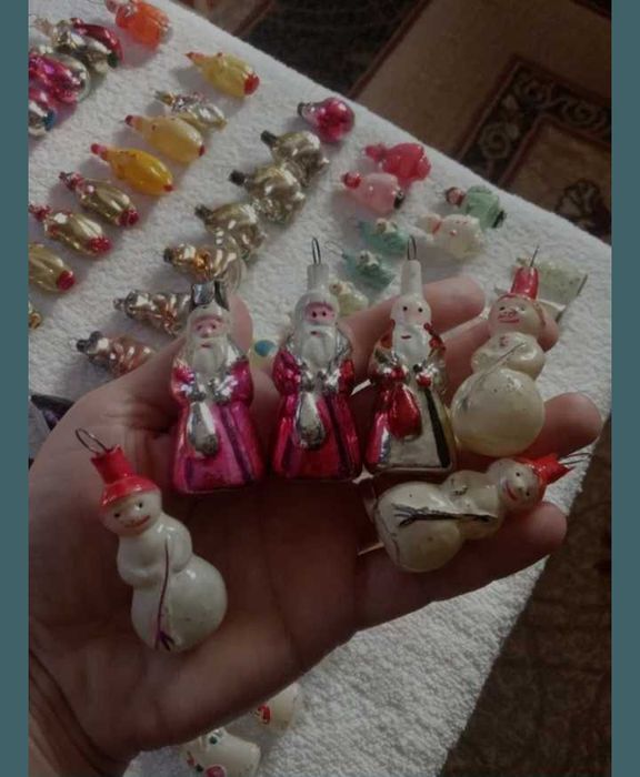 Ёлочные мини и миди игрушки.