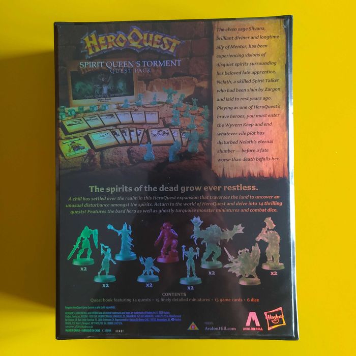 Jogo Tabuleiro Heroquest Spitit Queen's Torment Expansão