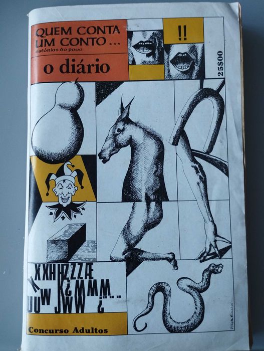 Caderneta de Cromos antiga Quem Compra um Conto - estórias do povo