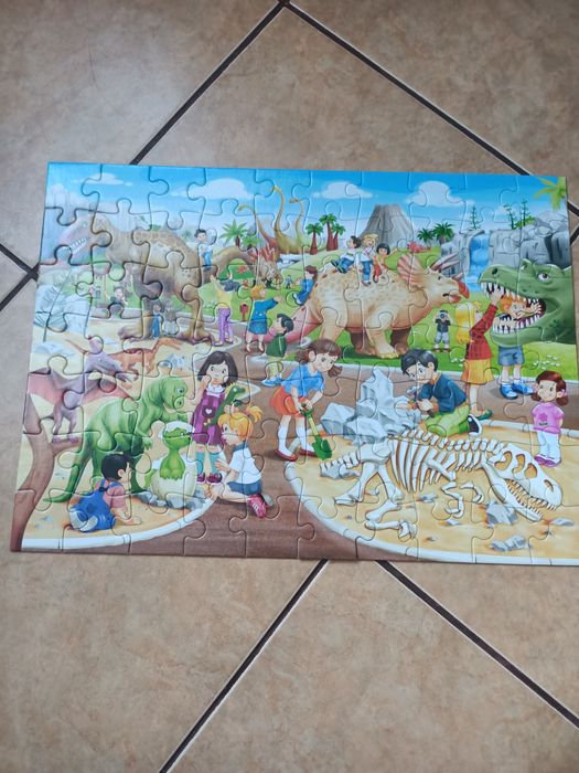 Puzzle dinozaury 70 szt