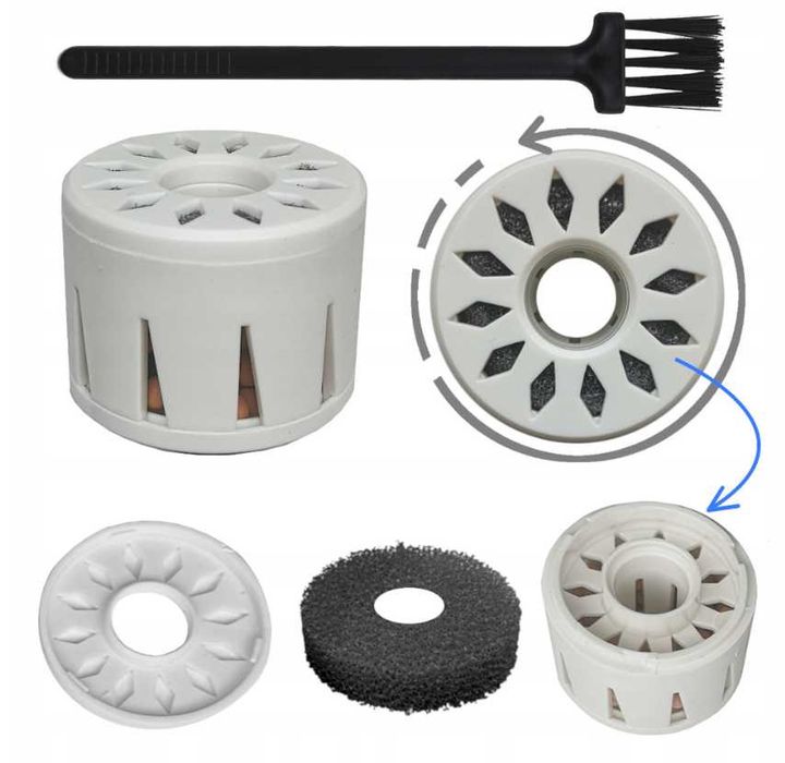 Nawilżacz Powietrza Automatyczny + Aromaterapia 3w1 + 12 Olejków Filtr