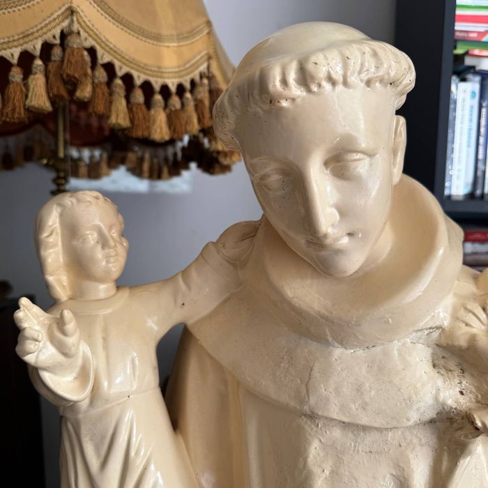 Monumentalna figura Św. Antoni Barsanti Lucca 120 cm Włochy Vintage