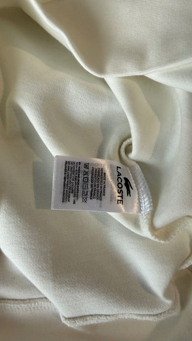 Стильна 1/3 Zip кофта   Lacoste White