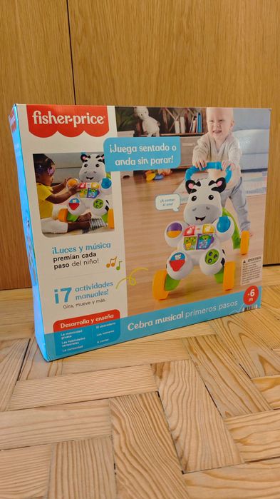 Andador Fisher Price Walker Talking Zebra