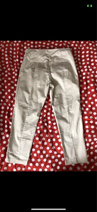 Beżowe dopasowane spodnie h&m 42/ 44