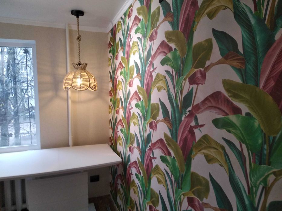 Поклейка обоев,ремонт квартир