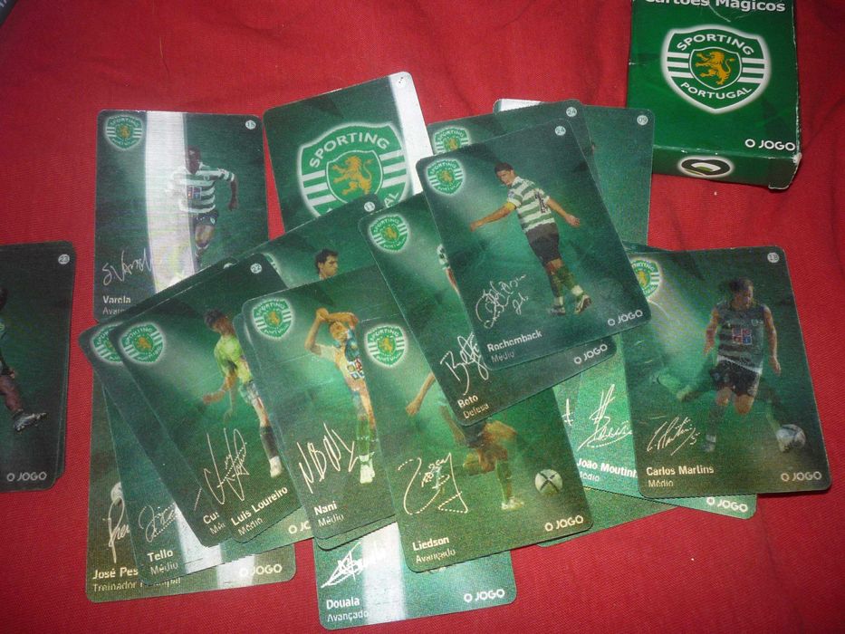 Ofereço "cartas sporting" e outros cromos