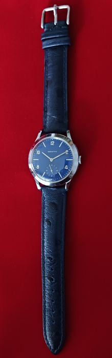 Zenith 35mm odnowiona tarcza i koperta. Zegarek jak nowy.